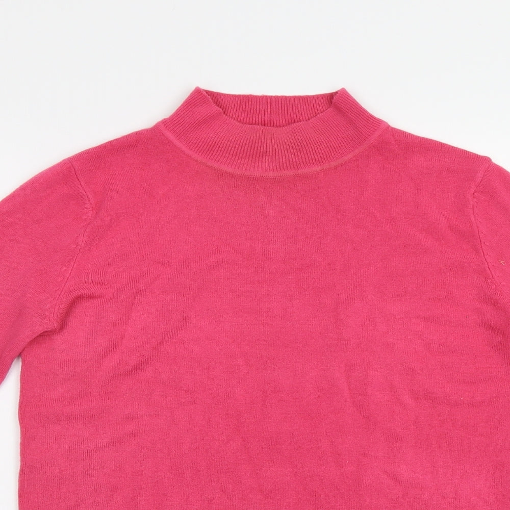 M&S Womens Pink   Pullover Jumper Size S