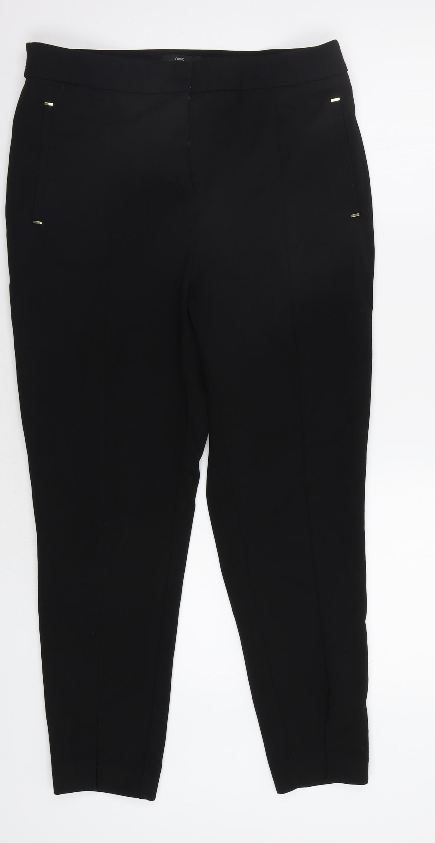 NEXT Womens Black   Dress Pants Trousers Size 14 L26 in