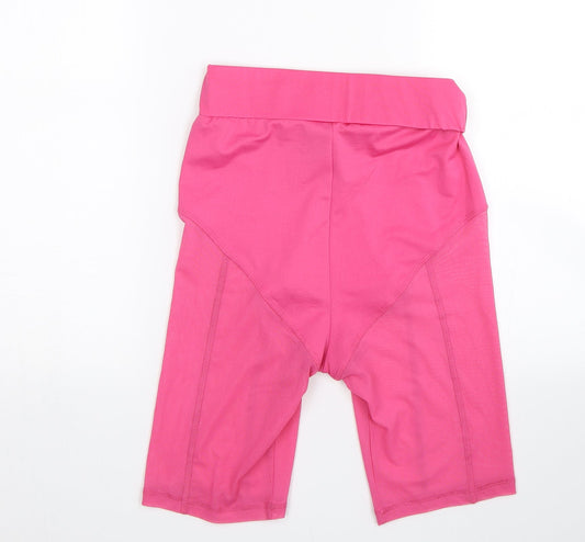Criminal Damage Womens Pink   Sweat Shorts Size 8