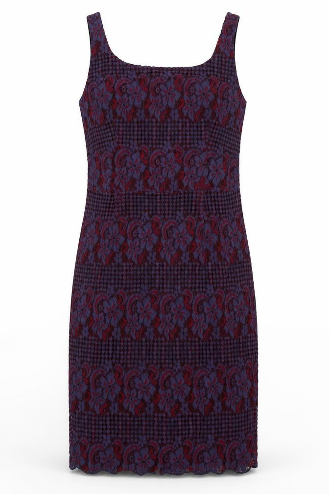 Wills Lifestyle Womens Blue Floral  Shift  Size M