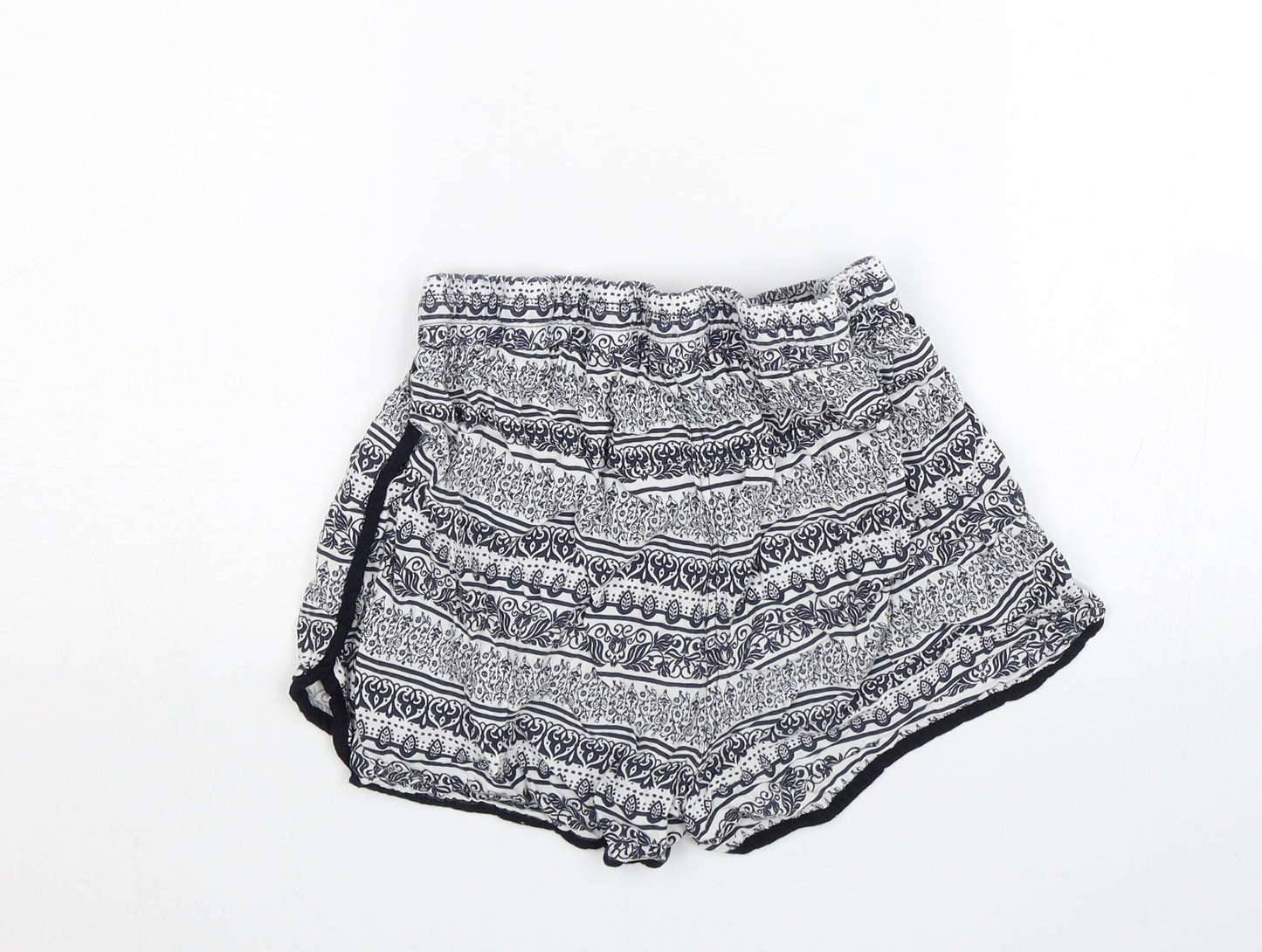 Atmosphere Womens Blue Floral  Culotte Shorts Size 10