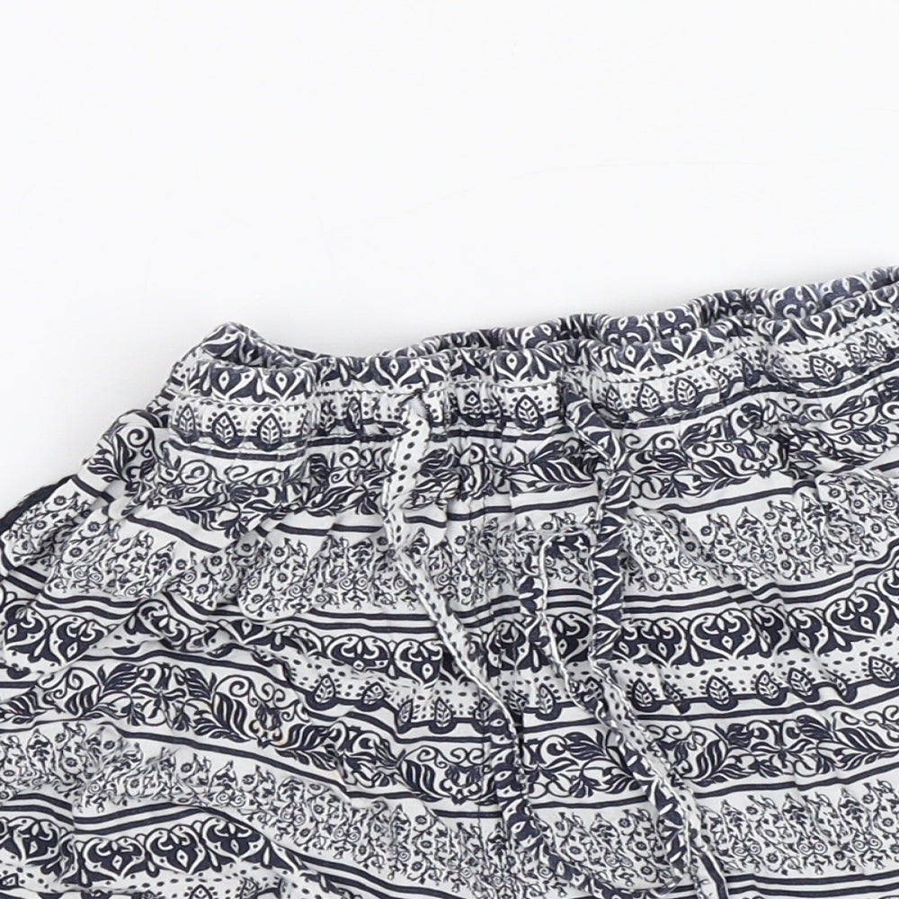 Atmosphere Womens Blue Floral  Culotte Shorts Size 10