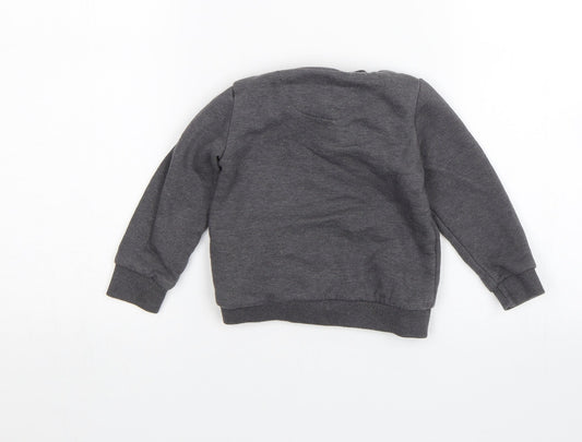 Fred & Flo Baby Grey   Pullover Jumper Size 12-18 Months