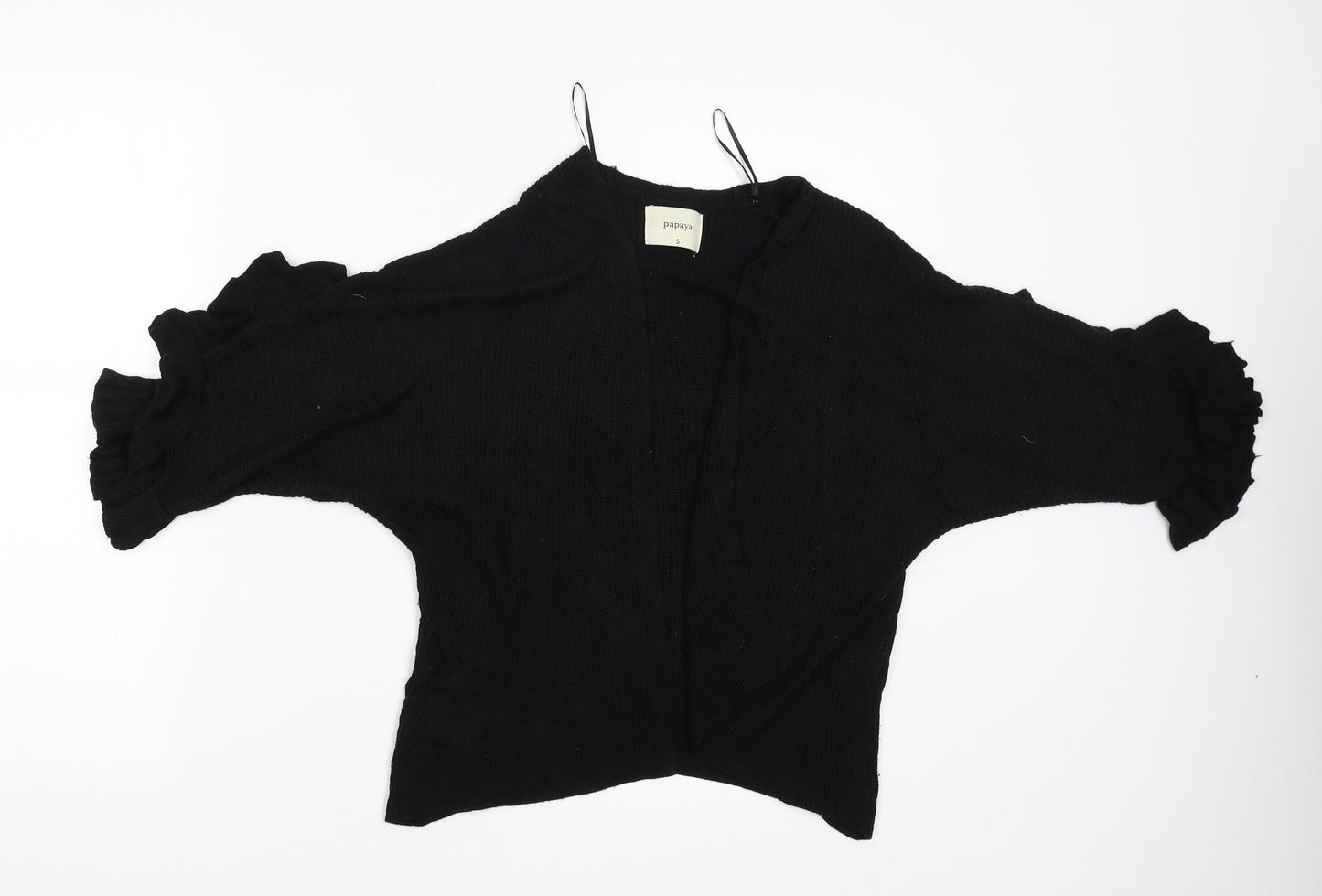 Papaya Womens Black   Cardigan Jumper Size S