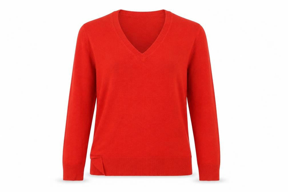 M&S Womens Red   Pullover Jumper Size 12