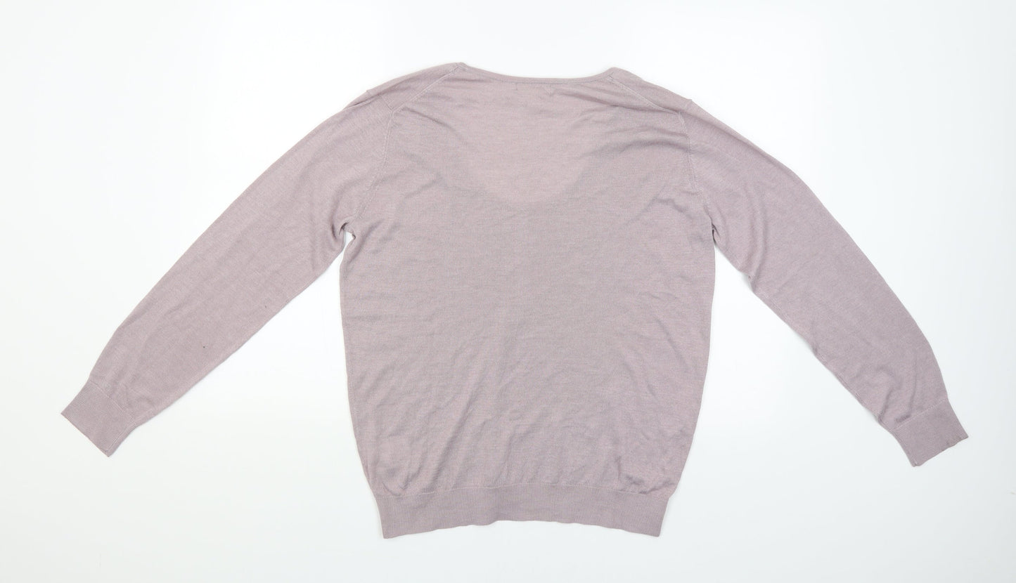 H&M Womens Pink   Pullover Jumper Size M