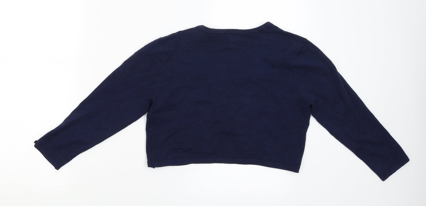 Pomodoro Womens Blue   Pullover Jumper Size 10