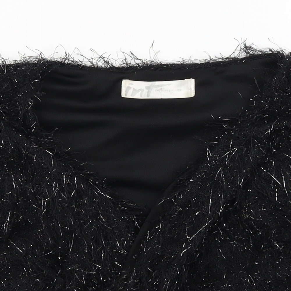 Internacionale Womens Brown   Cardigan Jumper Size 16