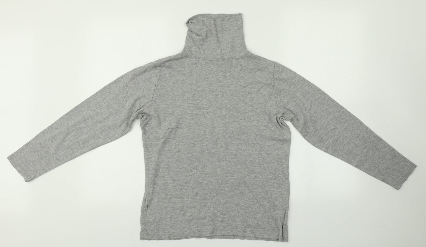 isle Womens Grey   Pullover Sweatshirt Size S