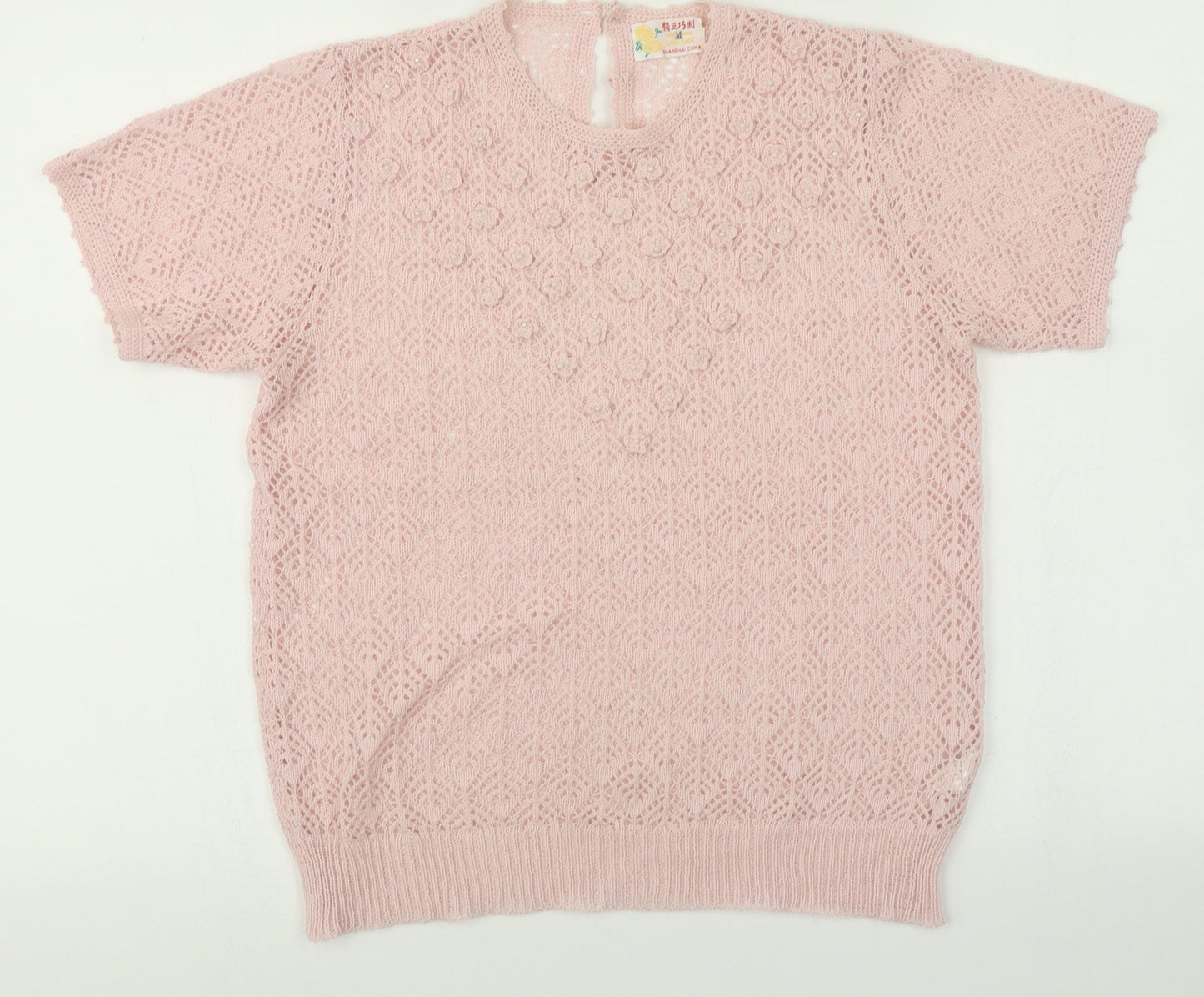 Preworn Womens Pink   Cardigan Jumper Size M