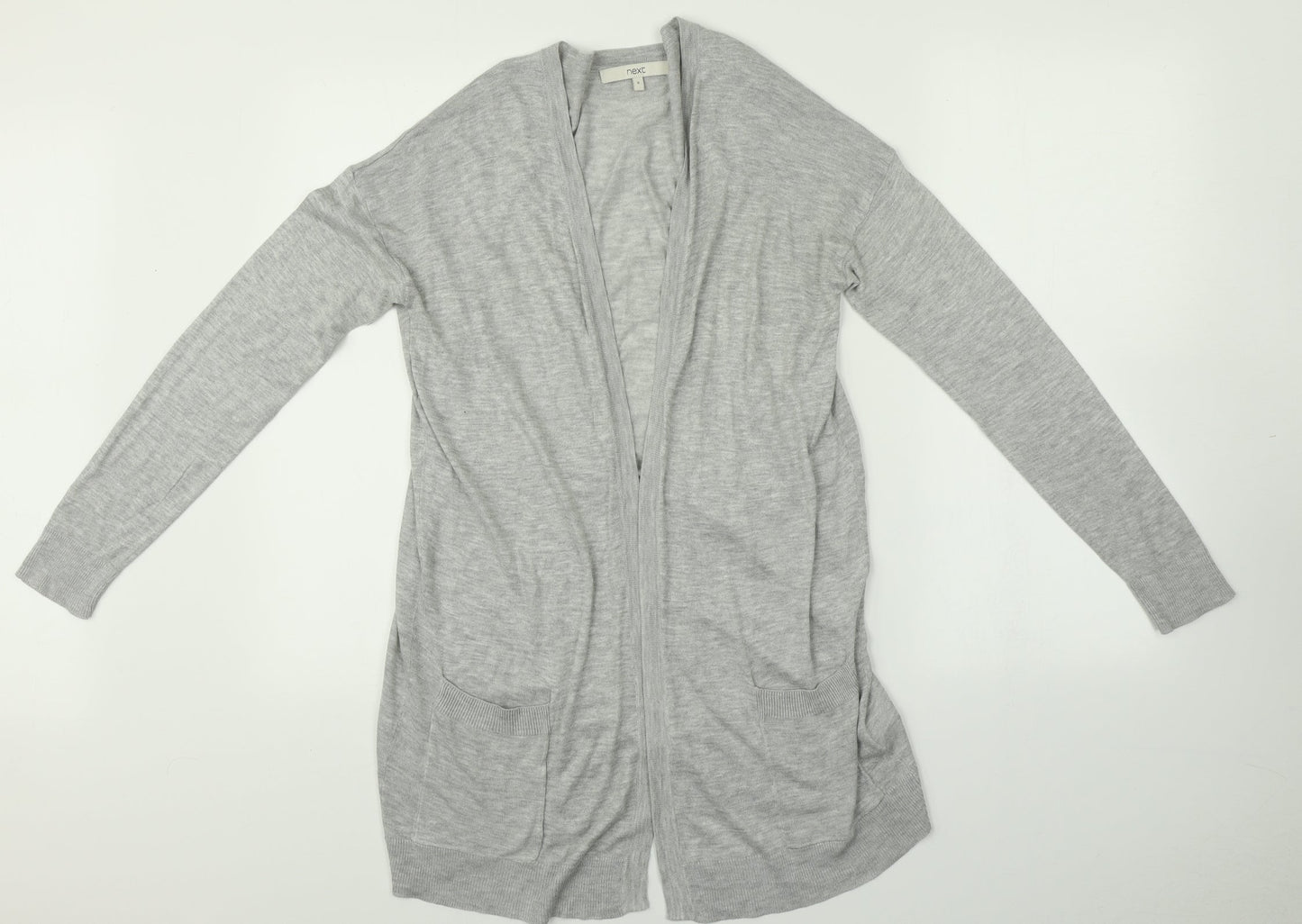 NEXT Womens Grey   Cardigan Jumper Size 8
