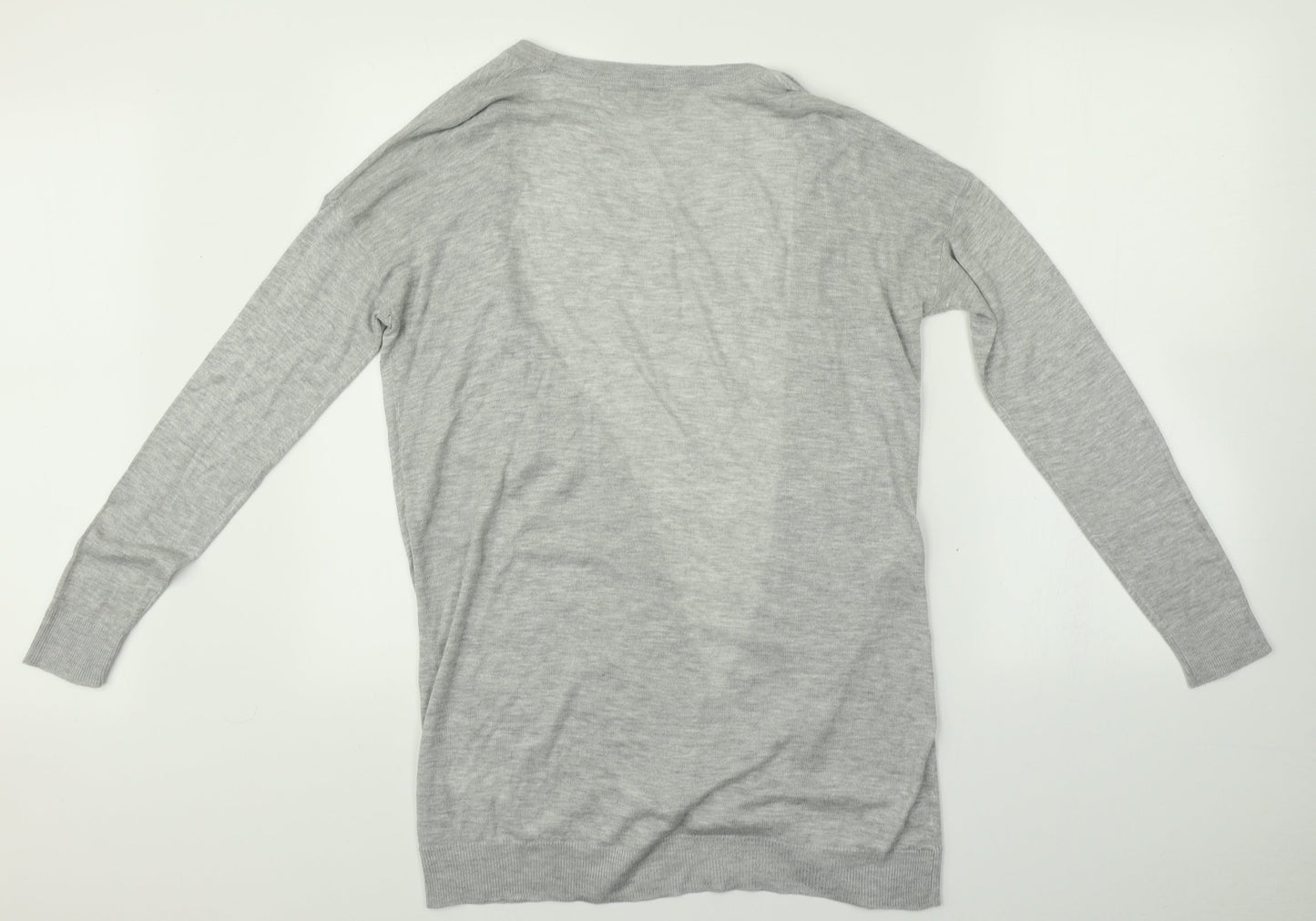 NEXT Womens Grey   Cardigan Jumper Size 8