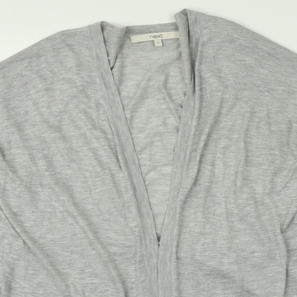 NEXT Womens Grey   Cardigan Jumper Size 8
