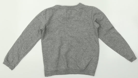 Pep & Co Boys Grey   Pullover Sweatshirt Size 8-9 Years