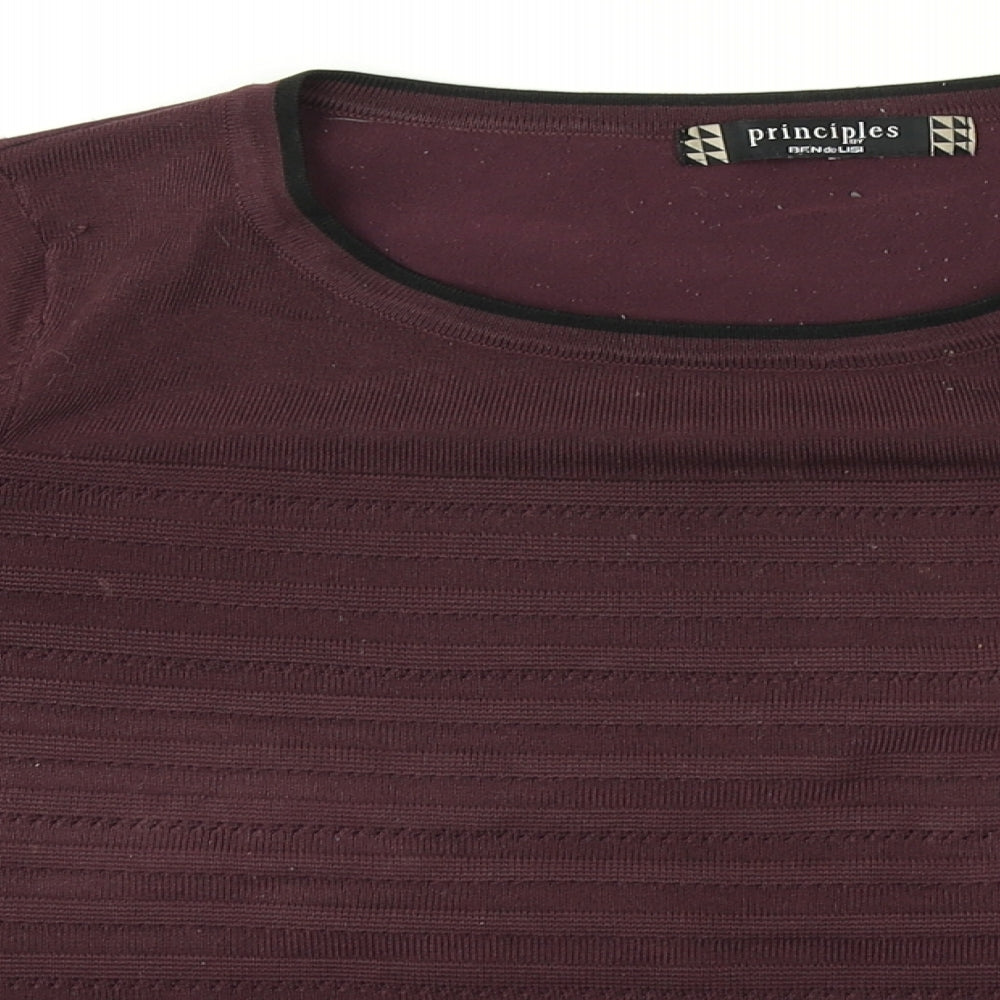 Principles Womens Purple   Pullover Jumper Size 14