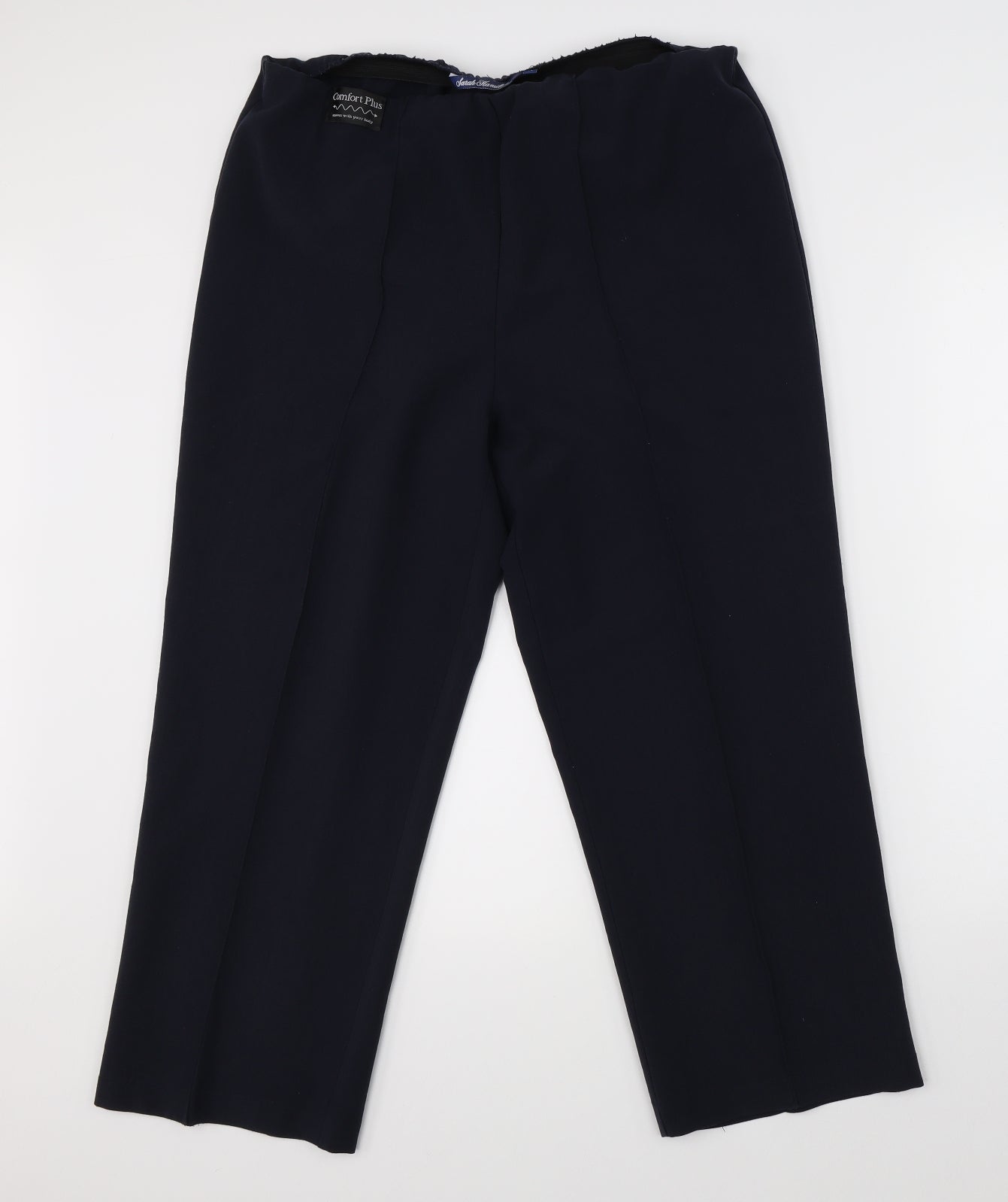 Sarah Hamilton Womens Blue   Dress Pants Trousers Size 14 L26 in