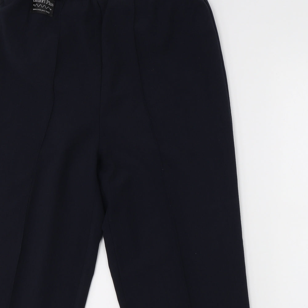 Sarah Hamilton Womens Blue   Dress Pants Trousers Size 14 L26 in