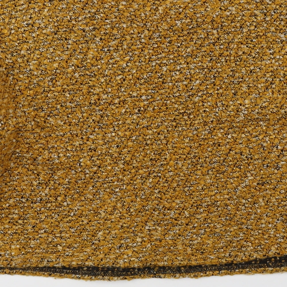New Look Womens Yellow  Knit Pullover Jumper Size L