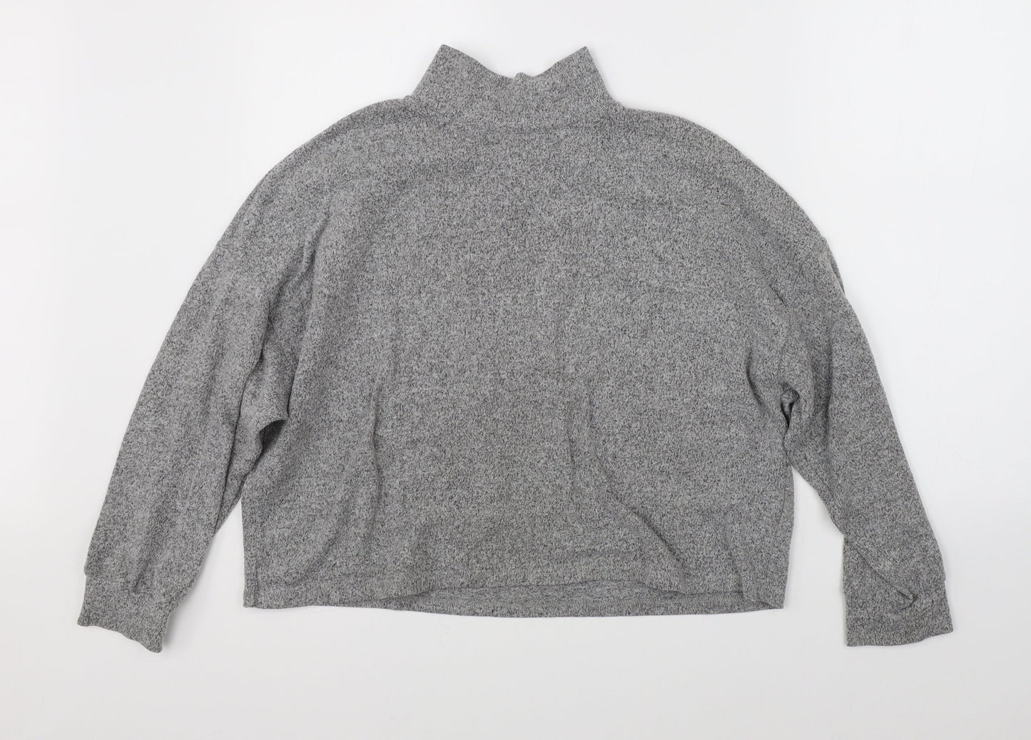 New Look Womens Grey  Knit Pullover Jumper Size M