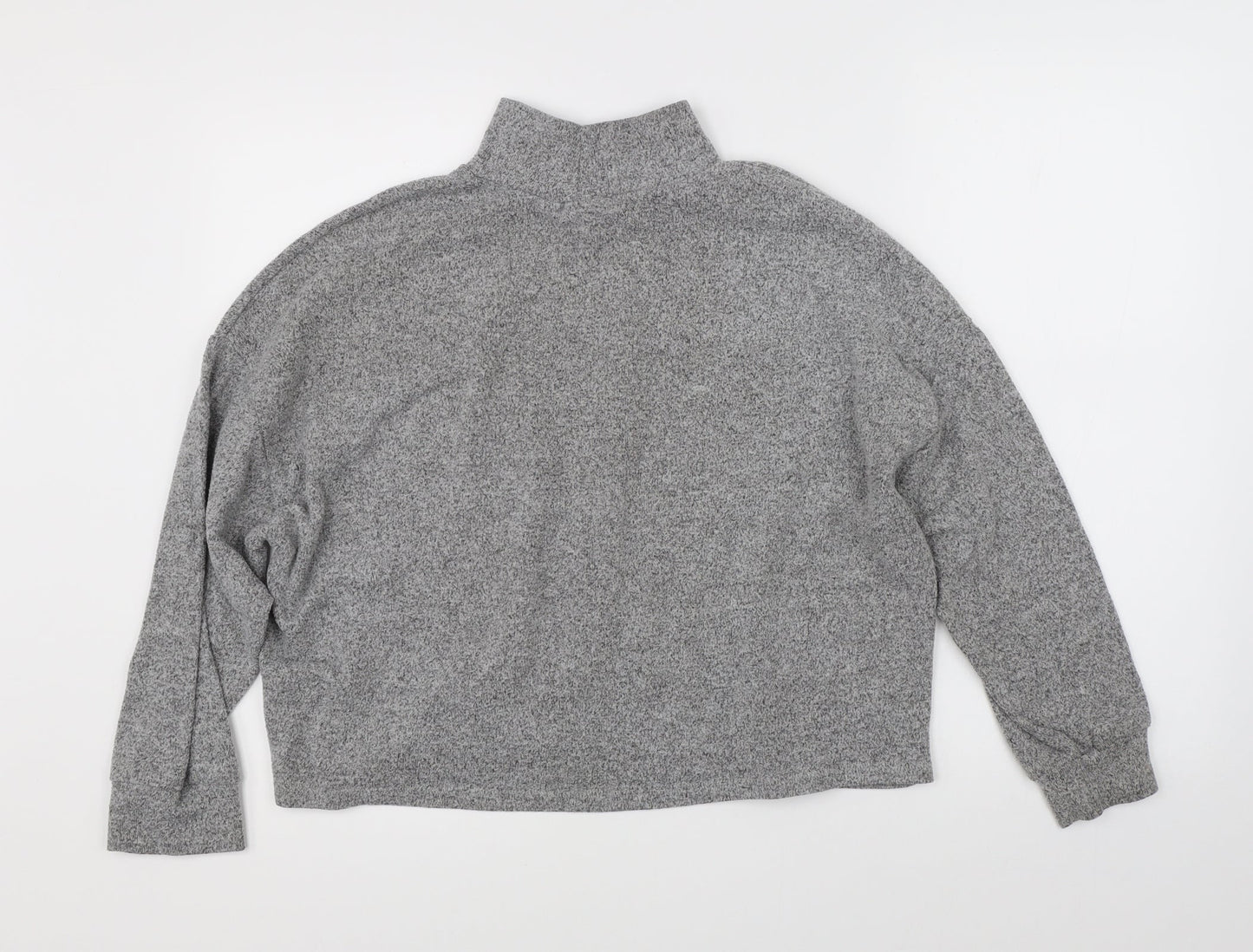 New Look Womens Grey  Knit Pullover Jumper Size M