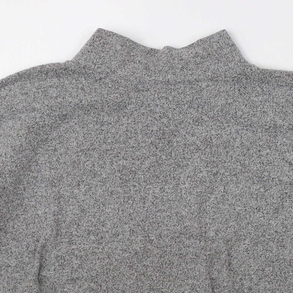 New Look Womens Grey  Knit Pullover Jumper Size M