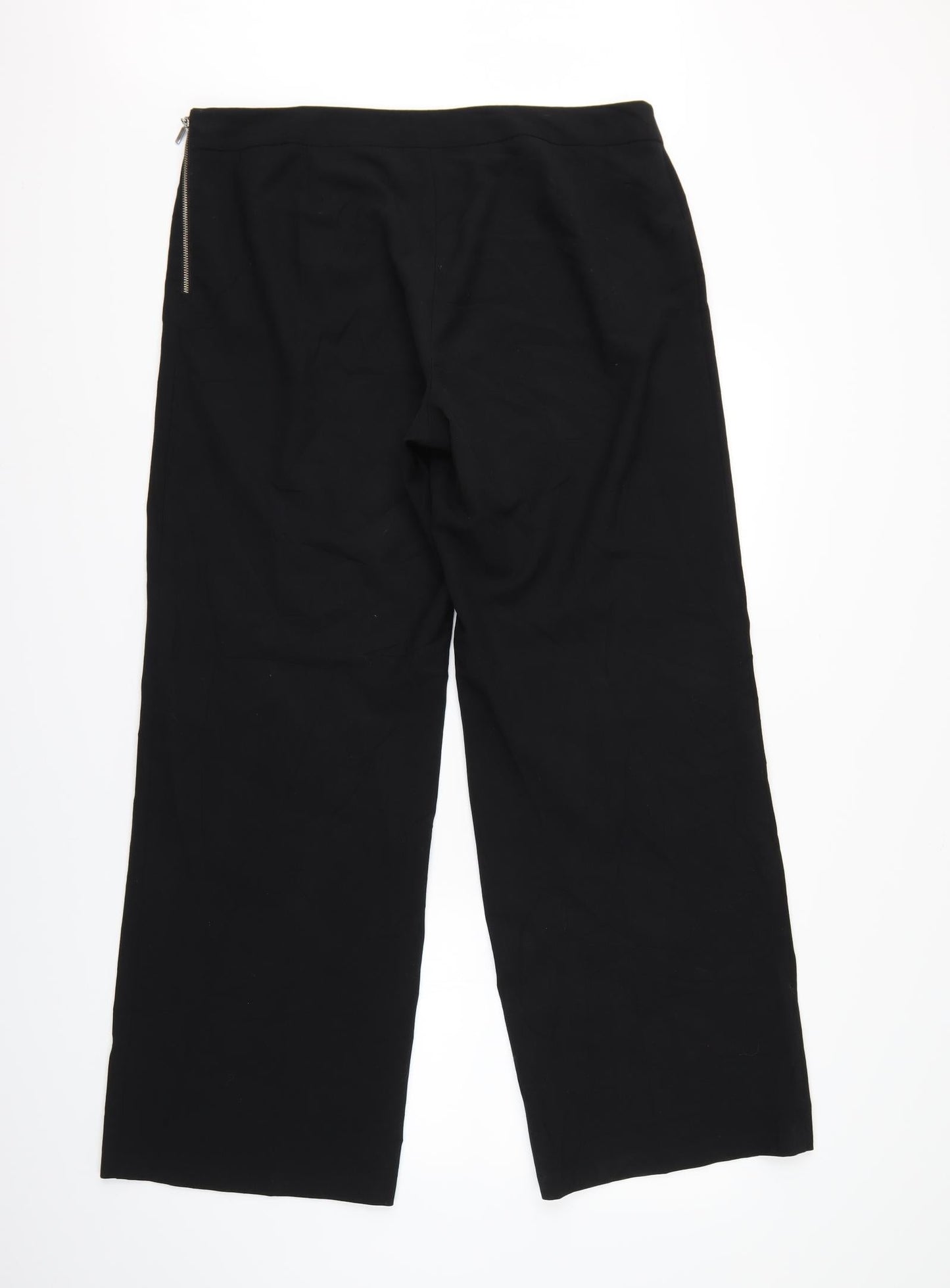 M&S Womens Black   Trousers  Size 14 L32 in