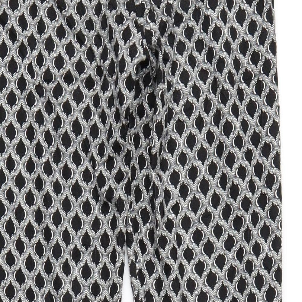 H&M Womens Multicoloured Argyle/Diamond  Trousers  Size 6 L26 in