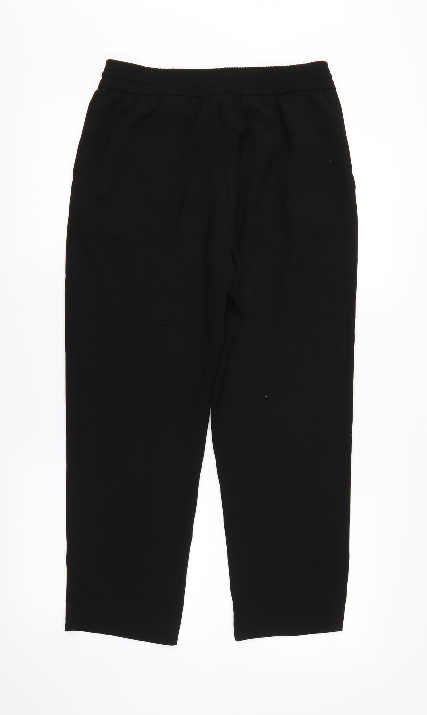 H&M Womens Black   Trousers  Size 8 L28 in