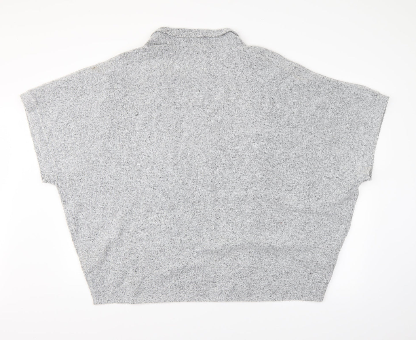 Preworn Womens Grey   Wrap Jumper One Size