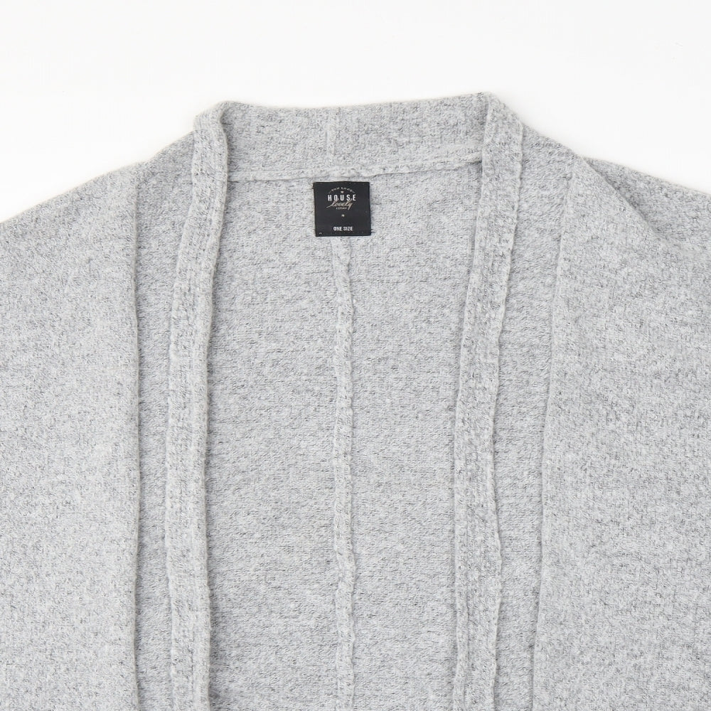 Preworn Womens Grey   Wrap Jumper One Size