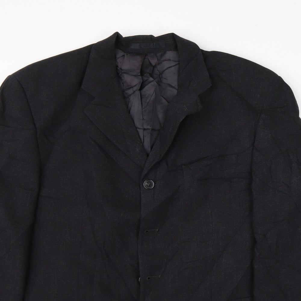 Preworn Mens Grey   Jacket Suit Jacket