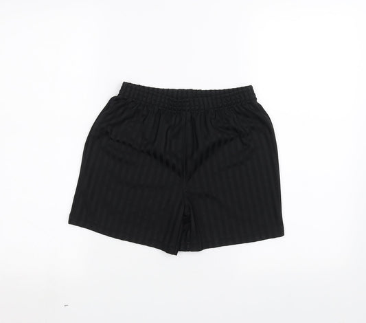 George Boys Black   Sweat Shorts Size 9-10 Years