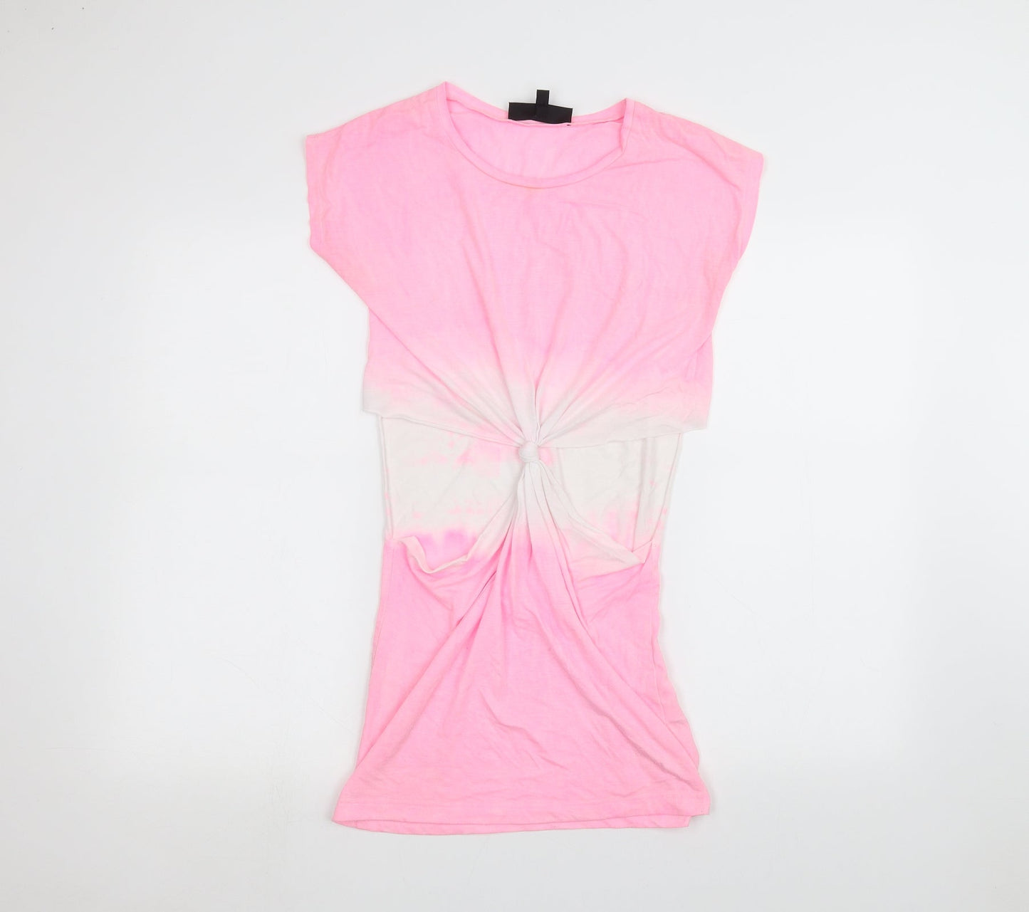 Topshop Womens Pink   Basic T-Shirt Size 6
