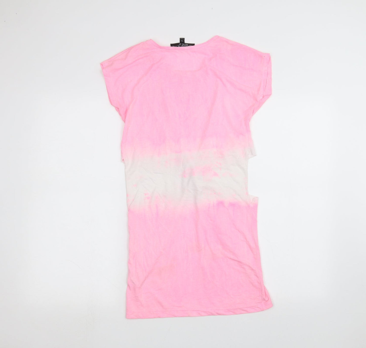 Topshop Womens Pink   Basic T-Shirt Size 6