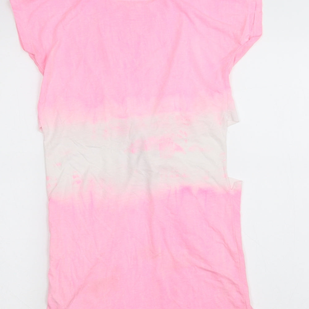 Topshop Womens Pink   Basic T-Shirt Size 6