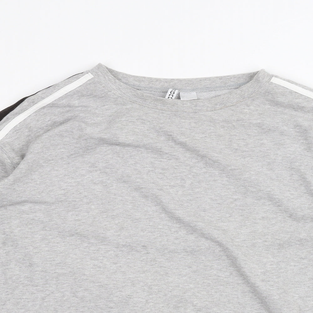 H&M Womens Grey   Pullover Jumper Size L