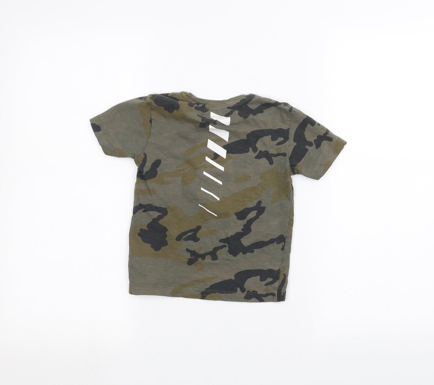 NEXT Boys Green Camouflage  Basic T-Shirt Size 3 Years