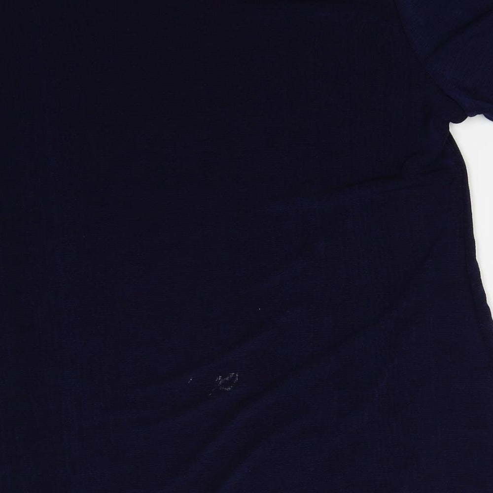 Reflections Womens Blue   Basic T-Shirt Size L