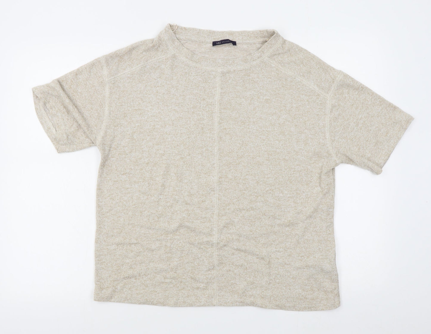 M&S Womens Beige   Pullover Jumper Size 12