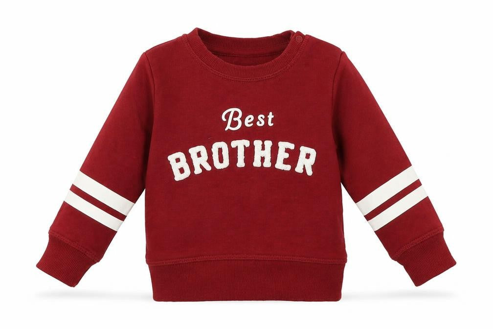 Front view of H&M Baby Red jumper, size 6-9, Months