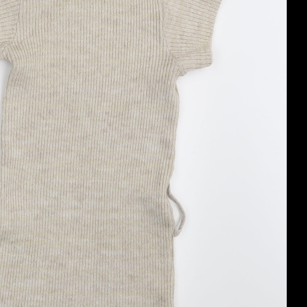 Quiz Womens Beige   Pullover Jumper Size S
