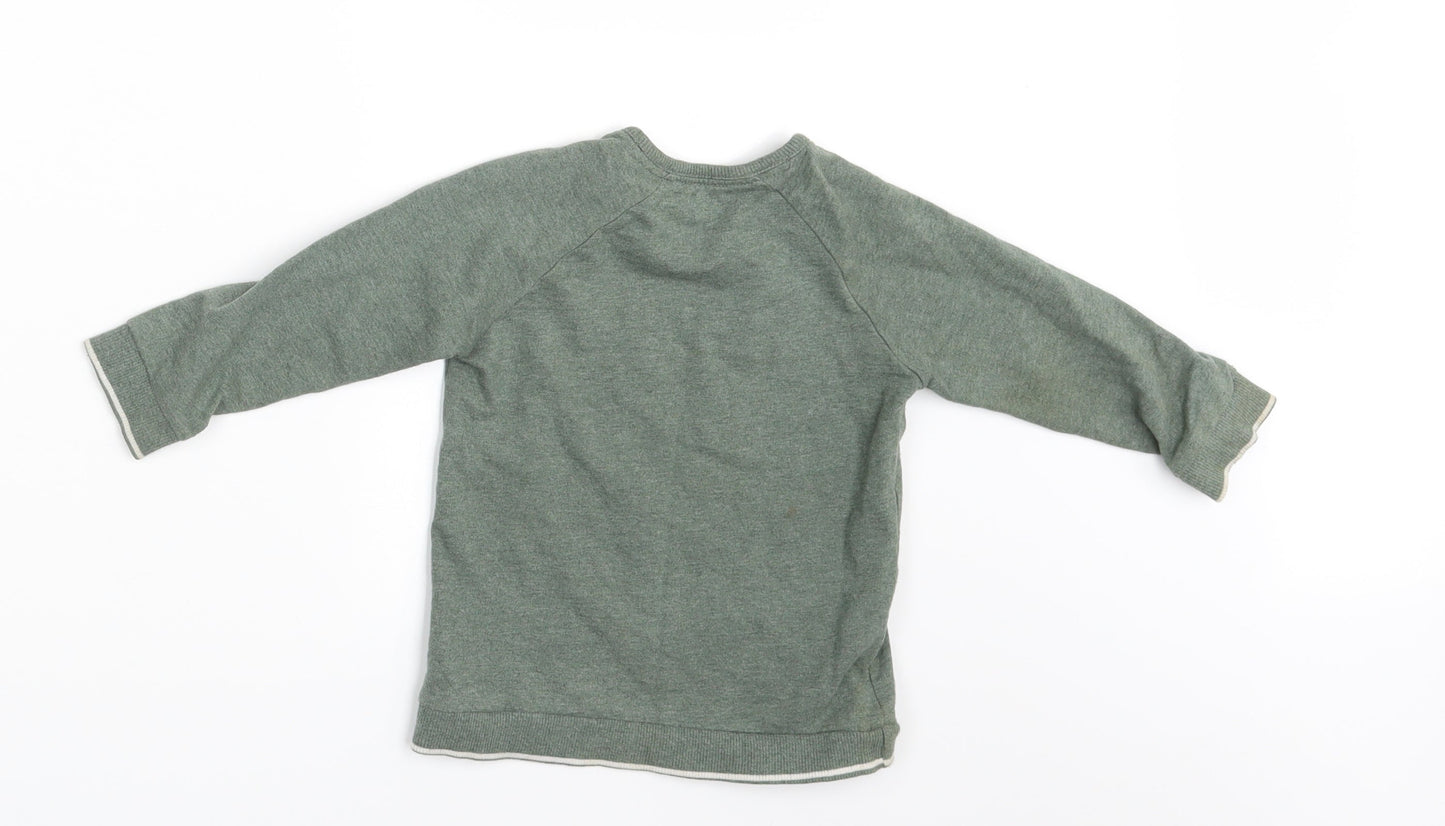 George Boys Green   Pullover T-Shirt Size 12-18 Months  - Hey I am New Here