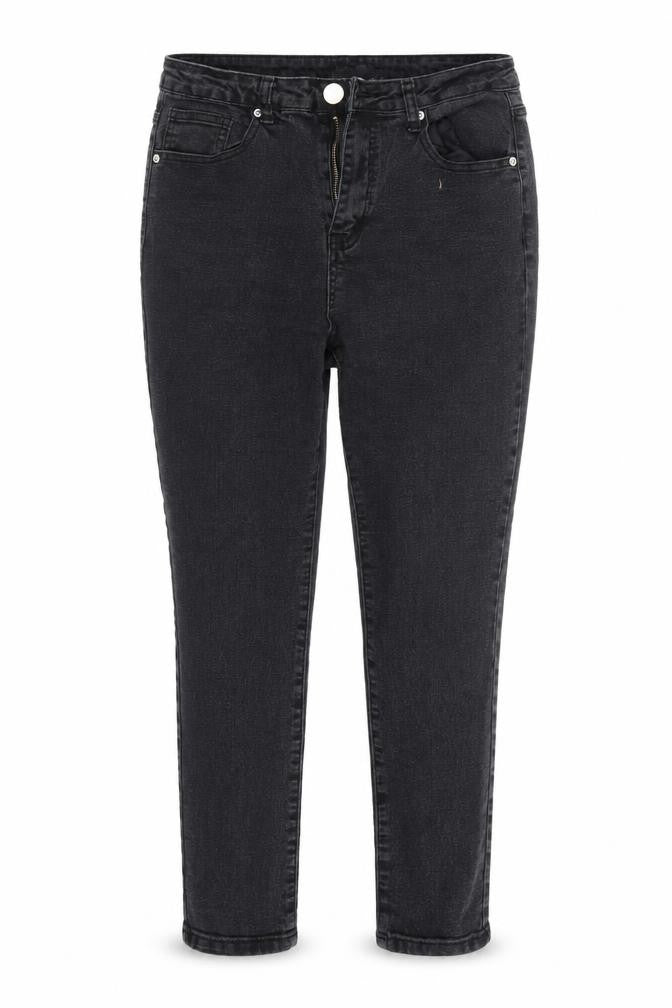 Boohoo Womens Black  Denim Skinny Jeans Size 14 L24 in