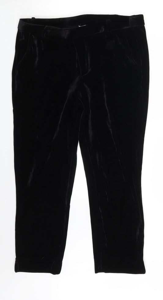 St Tropez Womens Black   Capri Trousers Size L L24 in