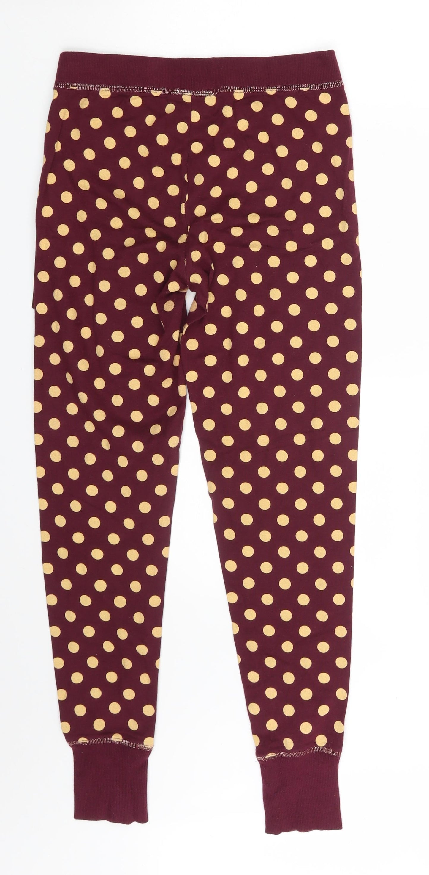 LOVE TO LOUNGE Womens Purple Polka Dot  Sweatpants Trousers Size 6 L26 in