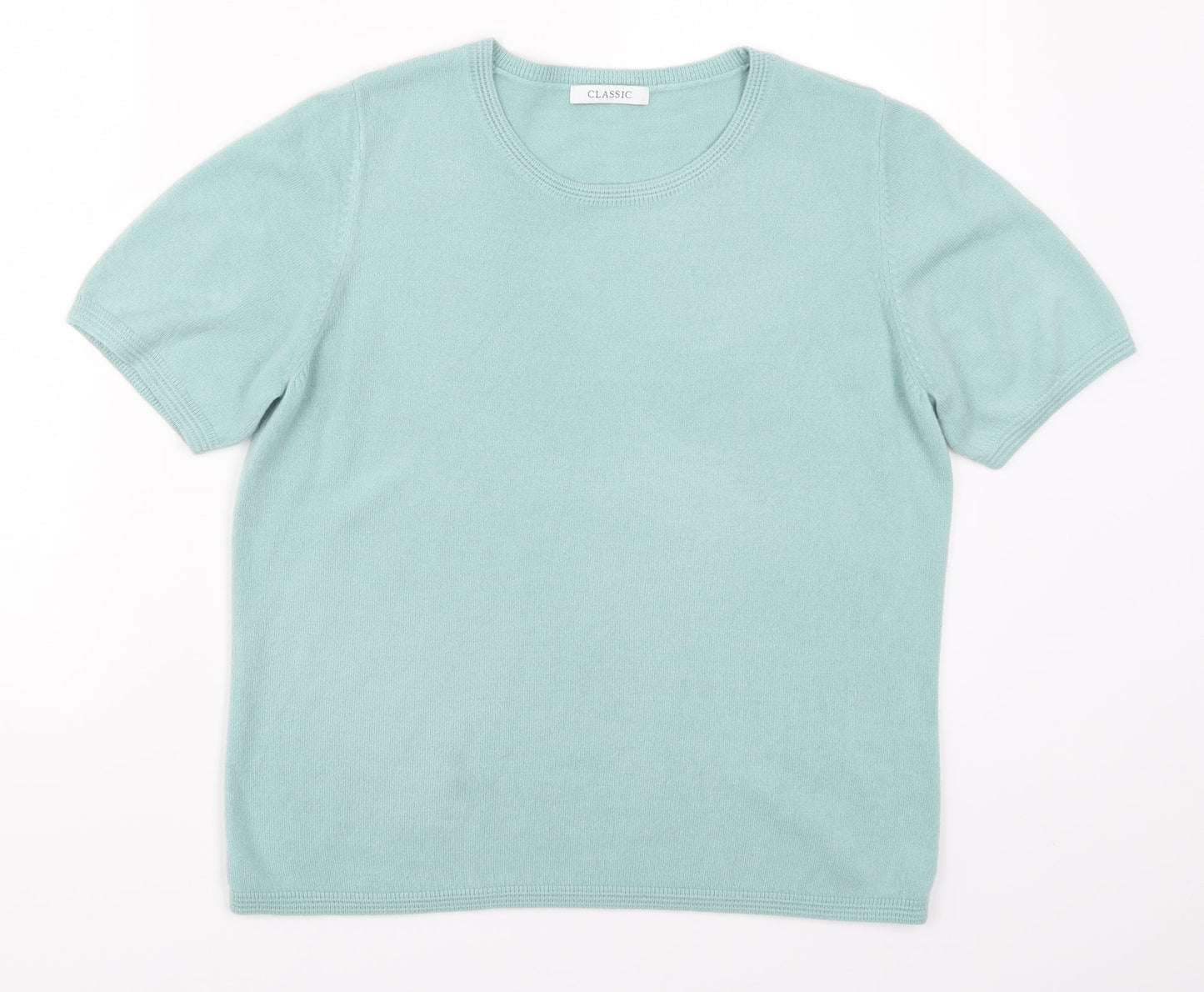 Marks and Spencer Womens Blue  Knit Pullover Jumper Size 14