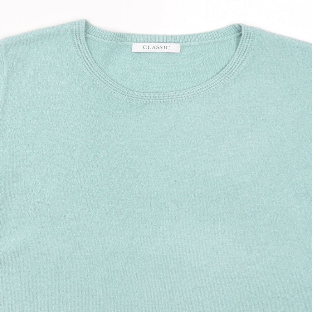 Marks and Spencer Womens Blue  Knit Pullover Jumper Size 14