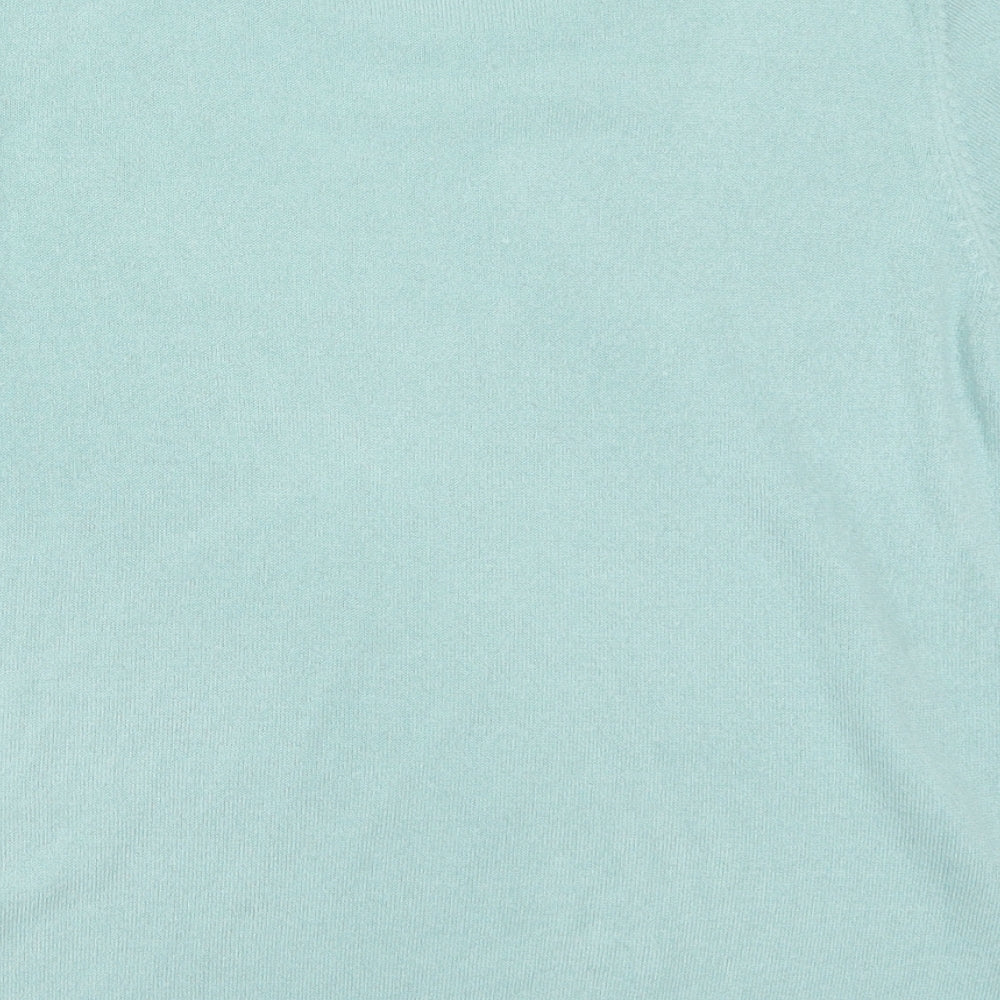 Marks and Spencer Womens Blue  Knit Pullover Jumper Size 14