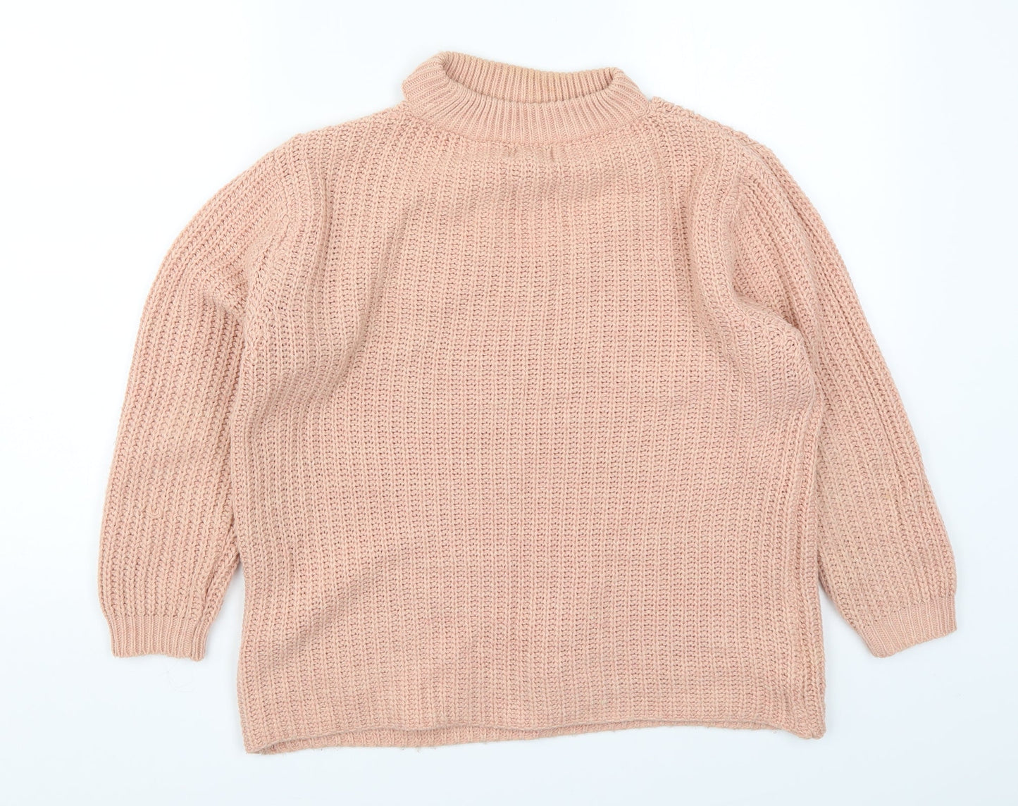 Aprcot Womens Pink  Knit Pullover Jumper Size S