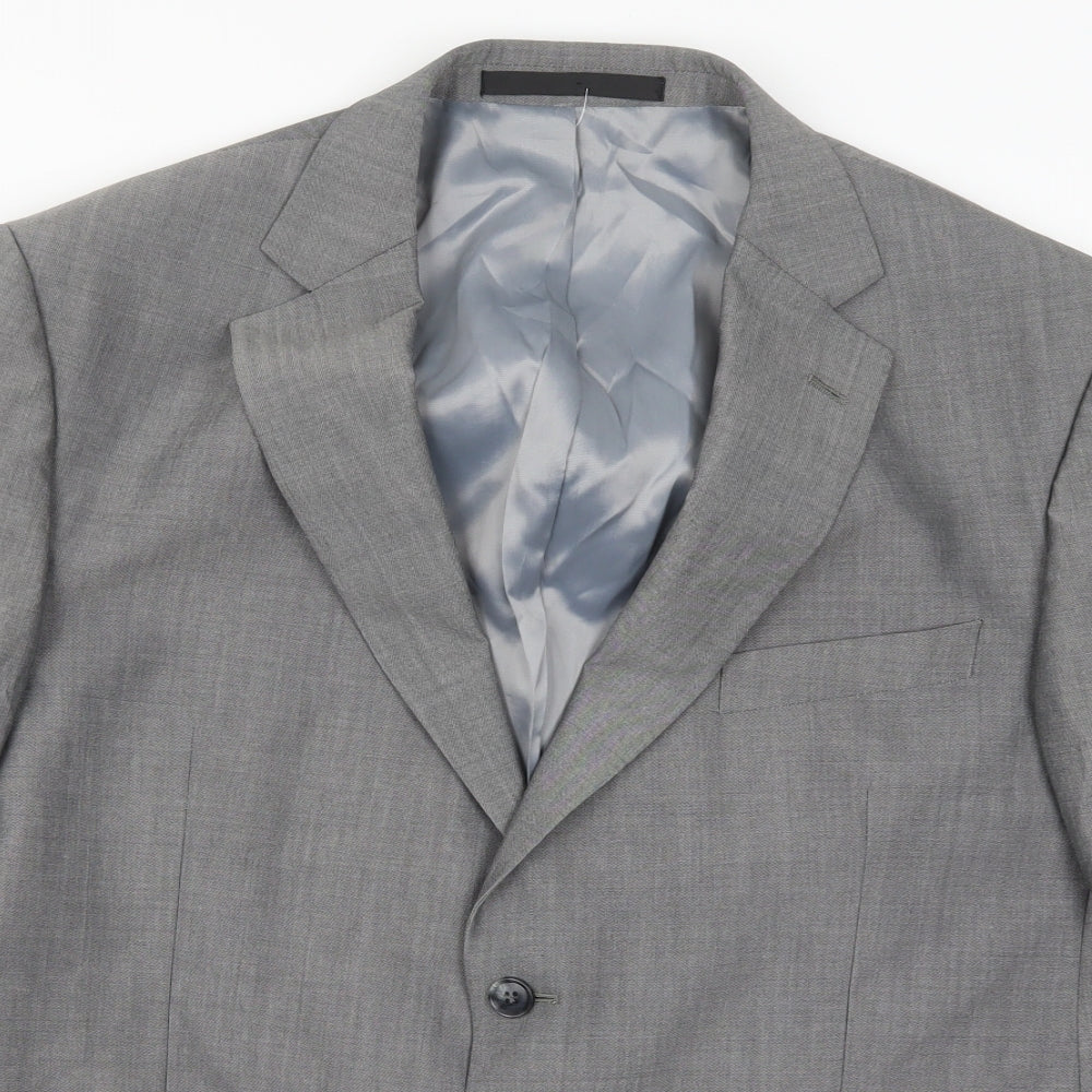 Marks and Spencer Mens Grey   Jacket Suit Jacket Size 44